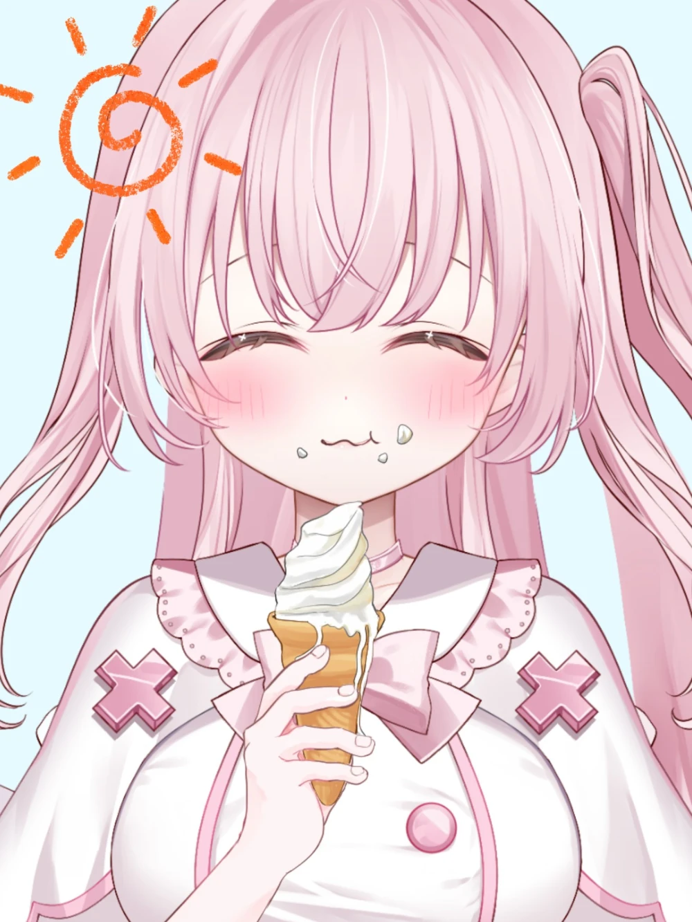VTuber Santa Apua Viral Usai Tertidur Saat Live Streaming
